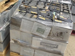 Drained battery scrap