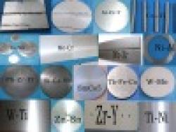 alloys sputtering targets, evaporation material $0