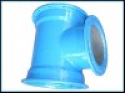 Double-socket tees with flanged branch $0