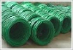 Green pvc coated wire $0