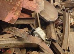 HMS 1 and 2 steel scrap $1