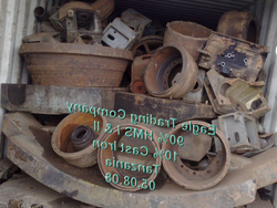 India HMS, Rolling Cast Iron Scrap