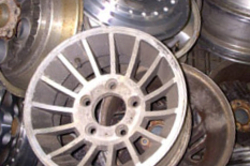 Aluminum wheel scrap $0