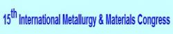 15th International Metallurgy & Materials Congress $0