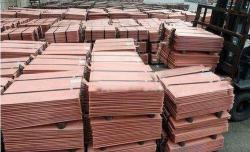 United Kingdom Copper Chatode stored in Stenwaig warehouse