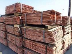 United Kingdom Copper Cathodes, EXW