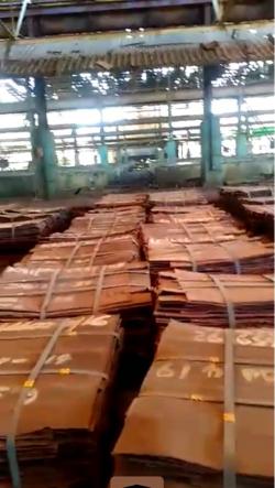 Copper cathodes sheets, FOB Mombasa, Kenia