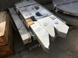 30,200 lbs approx of 7075 and 6061 aluminum plate between 2" and 6" thick. Plate is $0