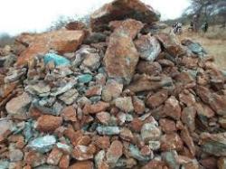 Zambia Copper ore, 500t from mines