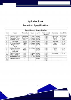 Hydrated Lime for sale