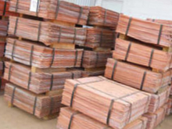 Copper cathodes for sale, FOB $0