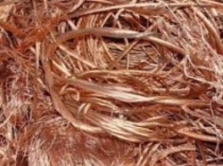 Copper Scraps in Bales on EFT terms