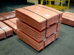 Copper cathodes supplies, 3,000t a month, all prices are CIF