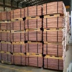 Copper cathode and chrome ore 42-44% $0