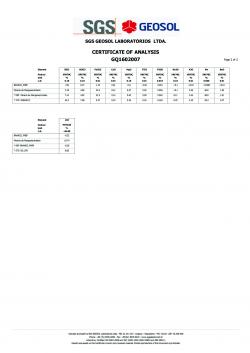 Manganese lump ore 50,000 DMTU trial and 100,00 DMTU +/- 10% per month CIF