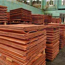 Copper cathodes on CIF LME-13% $0