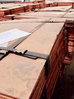 Copper cathodes supply 15,000-20,000 t per m $0