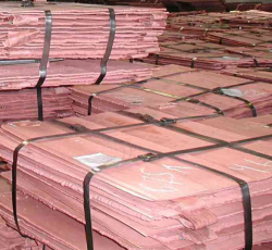 Copper Cathodes 99,99% MOQ 1000 tpm CIF $4565