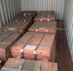 Looking for Copper cathode LME -20%  $0