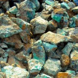 Tunisia Copper ore 1000-2,000 mt a month