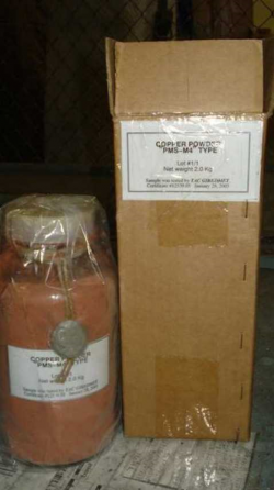 272 Kg Monoatomic Ultra-pure Electrolytic Copper Powder 99.993%