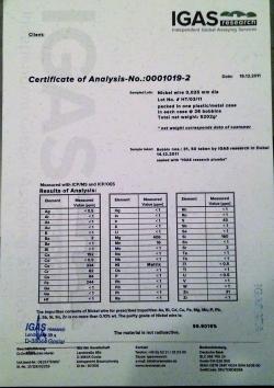 Nickel Wire 0.025mm 99,98% 5 mln m $60