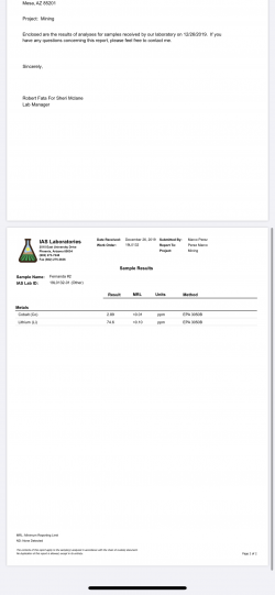 Lithium Cobalt for sale $0