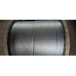 Zn-5%Al-mischmetal alloy-coated steel wire, strands