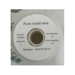 Nickel wire 0,025 mm offer from Poland