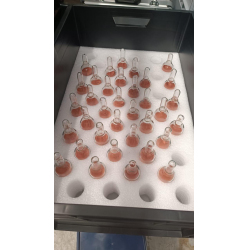 Copper powder in glass ampules from Germany