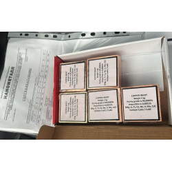 Offering copper ingots 6N purity from UAE