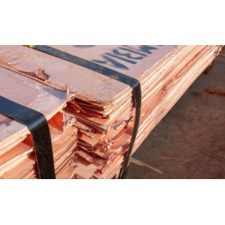 Electrolytic copper cathodes Sheets (Grade A) Non LME Registered.