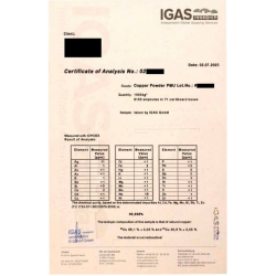 Isotope ultrafine copper powder 99,998 purity for sale $0