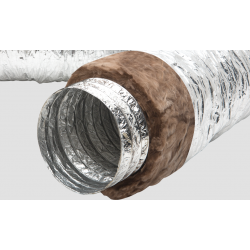 Insulated aluminum flexible conduit for HVAC required to Israel $0
