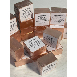 Cooper ingots 99.9999% oxigen free $130