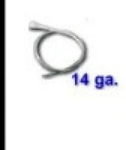 Manual Tie Single loop wire $0