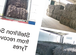 Scrap Steel From Scrap Tires 15-20% Impurities Rubber+Fiber $1