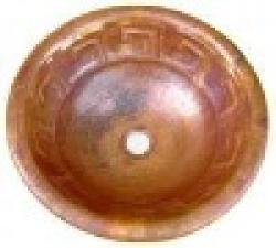 Sink Copper - Round Greek - 16"[csrg-16] $0